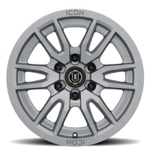 Load image into Gallery viewer, ICON Vector 6 17x8.5 6x5.5 25mm Offset 5.75in BS 95.1mm Bore Titanium Wheel