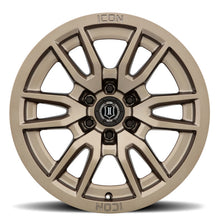 Load image into Gallery viewer, ICON Vector 6 17x8.5 6x5.5 25mm Offset 5.75in BS 95.1mm Bore Bronze Wheel
