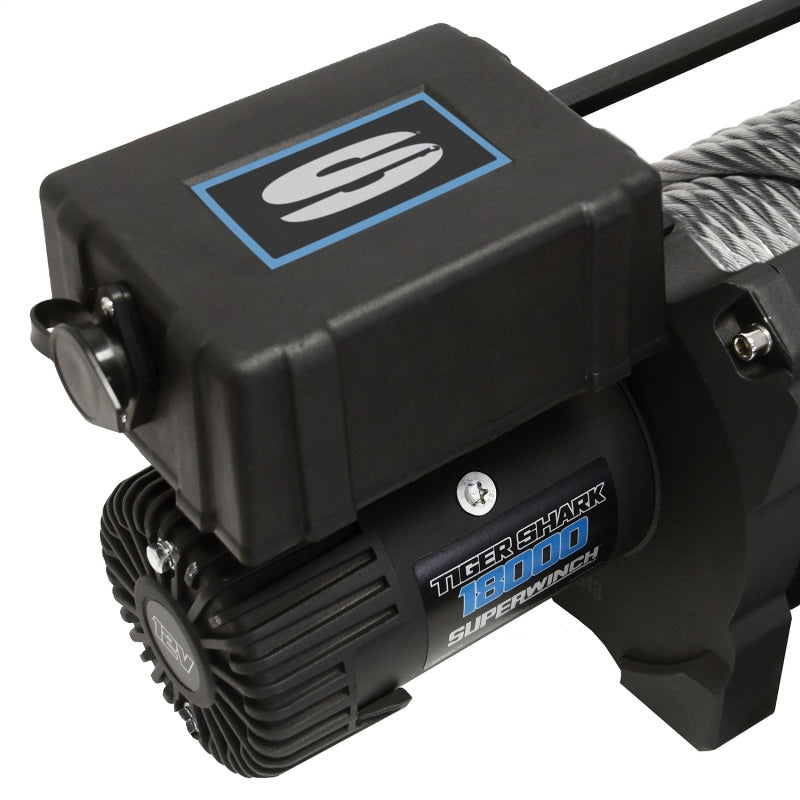 Superwinch 18000 LBS 12V DC Wire Rope Tiger Shark Winch