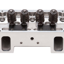 Load image into Gallery viewer, Edelbrock Cylinder Head Victor Jr SBC 23 Deg 220cc Complete for Hydraulic Roller Cam