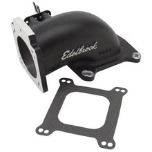 Load image into Gallery viewer, Edelbrock Low Profile Intake Elbow 90mm Throttle Body to Square-Bore Flange Black Finish