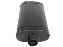Load image into Gallery viewer, aFe MACH Force-Xp 409 SS Muffler w/ Black Finish 3in Center/Offset 22in L x 11in x 5in - Oval Body