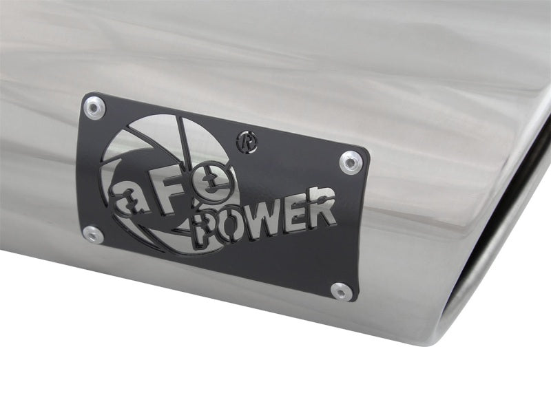 aFe Diesel Exhaust Tip Bolt On Polished 4in Inlex x 5in Outlet x 15in