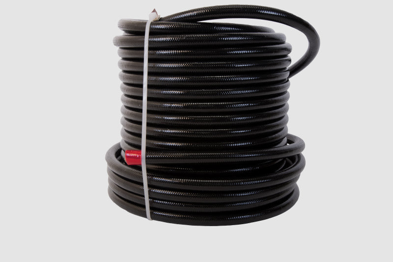 Aeromotive PTFE SS Braided Fuel Hose - Black Jacketed - AN-08 x 4ft