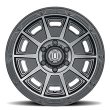 Load image into Gallery viewer, ICON Victory 17x8.5 5x4.5 0mm Offset 4.75in BS Smoked Satin Black Tint Wheel