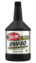 Load image into Gallery viewer, Red Line 0W40 Motor Oil Quart (For Four-Stroke Dirt Bikes/ATVs/Powersports Applications)