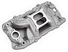 Load image into Gallery viewer, Edelbrock Polished B/B Chevy O-Port RPM Air-Gap Manifold