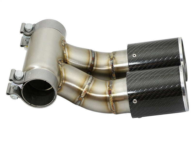 aFe Power 13-14 Porsche Cayman S / Boxster S Carbon Fiber Exhaust Tip Upgrade