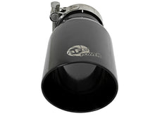 Load image into Gallery viewer, aFe MACH Force-Xp Universal 409 SS Single-Wall Clamp-On Exhaust Tip - Black