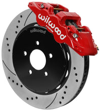 Load image into Gallery viewer, Wilwood AERO6 Front Brake Kit 14.00 Drilled &amp; Slotted 94-04 Ford Mustang Cobra Red w/Lines