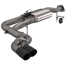 Load image into Gallery viewer, QTP 15-18 Ford F-150 CC/EC Standard Bed 304SS Screamer Cat-Back Exhaust w/3.5in Black Tips
