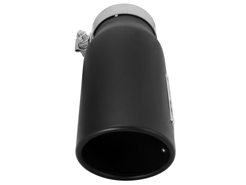 aFe MACHForce-XP 3.5in 409 Stainless Steel Exhaust Tip 3.5in x 4.5in Out x 12in L Clamp-On