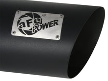 Load image into Gallery viewer, aFe MACHForce XP Exhausts Tips SS-304 EXH Tip 4In x 7Out x 18L Bolt-On (blk)