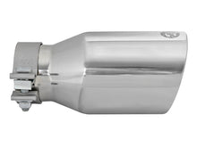 Load image into Gallery viewer, aFe MACH Force-Xp Univ 304 SS Double-Wall Clamp-On Exhaust Tip - Polished - 3in Inlet - 4.5in Outlet