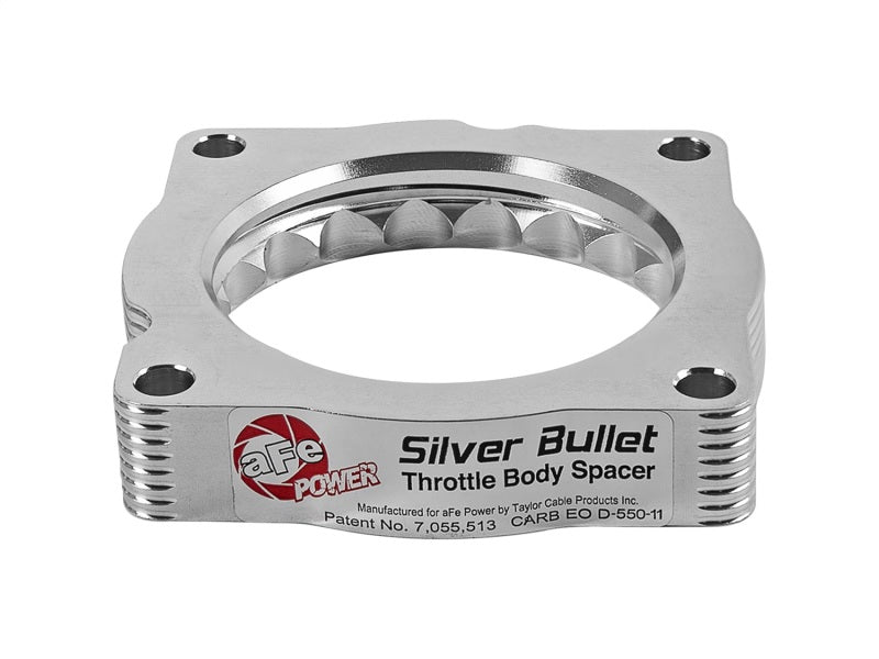 aFe Silver Bullet Throttle Body Spacer TBS 17-19 Nissan Patrol (Y61) I6-4.8L