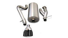 Load image into Gallery viewer, Corsa 03-06 Hummer H2 6.0L V8 Black Sport 3in Single Rear Twin 4in Tips Cat-Back Exhaust