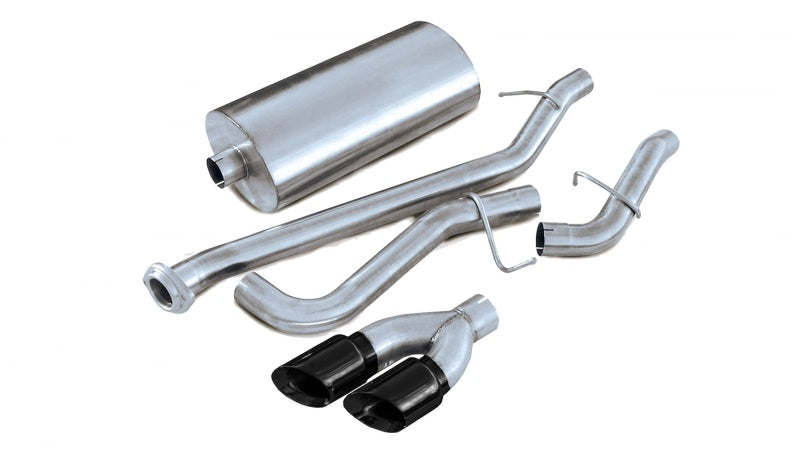 Corsa 02-06 Chevrolet Avalanche 5.3L V8 3in Sport Cat-Back Exhaust w/ twin 4in Black Tips