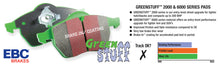 Load image into Gallery viewer, EBC 2013+ Ford Escape 1.6L/2.0L (Incl 4WD) Greenstuff Front Brake Pads