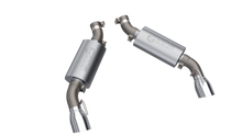 Load image into Gallery viewer, QTP 16-18 Chevrolet Camaro SS 6.2L 304SS AR3 Axle Back Exhaust w/4.5in Dual Tips
