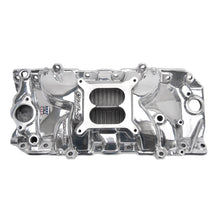 Load image into Gallery viewer, Edelbrock Polished B/B Chevy O-Port RPM Air-Gap Manifold
