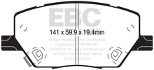 Load image into Gallery viewer, EBC 2015+ Fiat 500X 1.4L Turbo Greenstuff Front Brake Pads