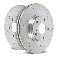 Load image into Gallery viewer, Power Stop 90-00 Chevrolet K3500 Front Evolution Drilled &amp; Slotted Rotors - Pair