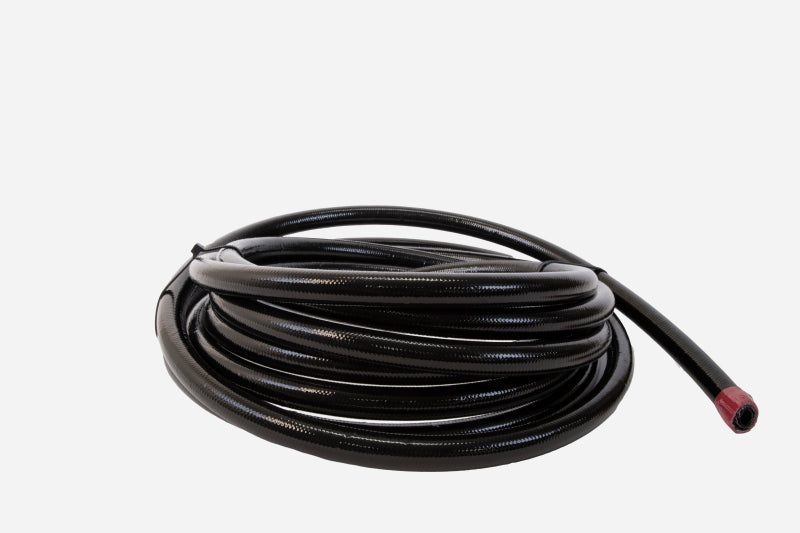 Aeromotive PTFE SS Braided Fuel Hose - Black Jacketed - AN-10 x 12ft