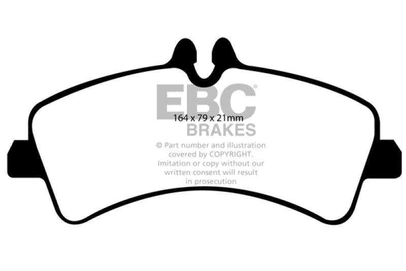 EBC 07+ Dodge Sprinter 3500 DRW Greenstuff Rear Brake Pads