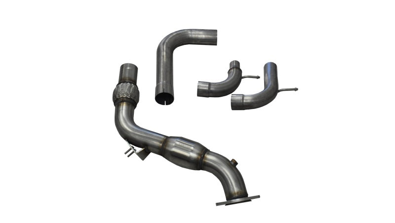 Corsa 15-16 Ford Mustang 3in Downpipe with 200 Cell Catalytic Converter
