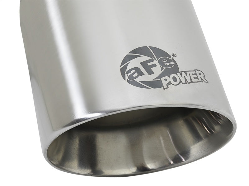 aFe MACH Force-Xp Universal 304 SS Single-Wall Clamp-On Exhaust Tip - Polished